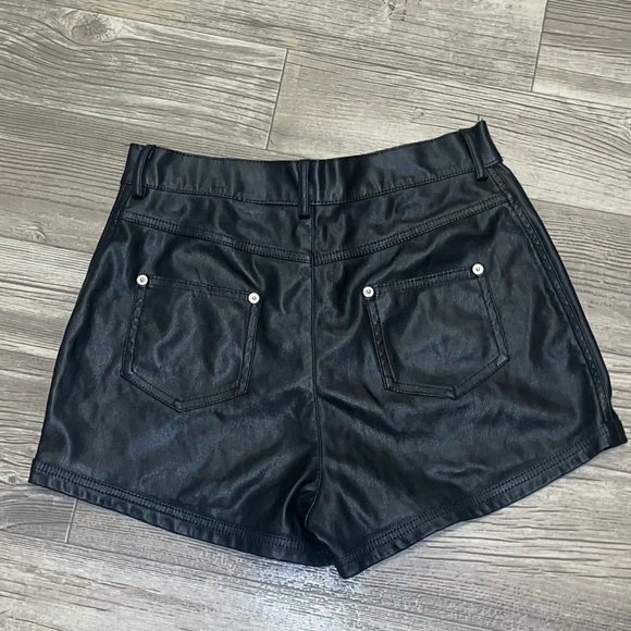 Vegan Leather Shorts - Picture 2 of 2